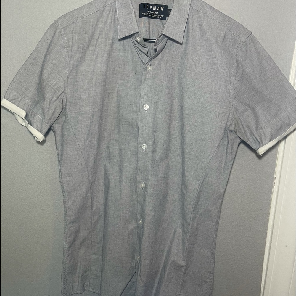 Topman M muscle fit button up